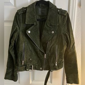 BlankNYC Suede Moto Jacket